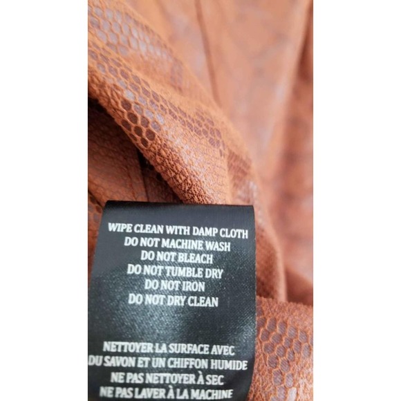 Anthropologie Blank NYC Sharona Brown Snake Print Jacket Size M - Picture 8 of 9